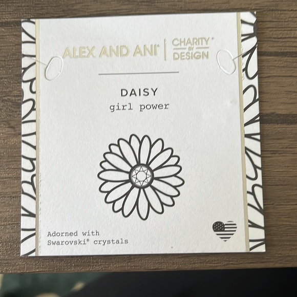 Alex and Ani Let Girls Learn Daisy bangle - Picture 2 of 2